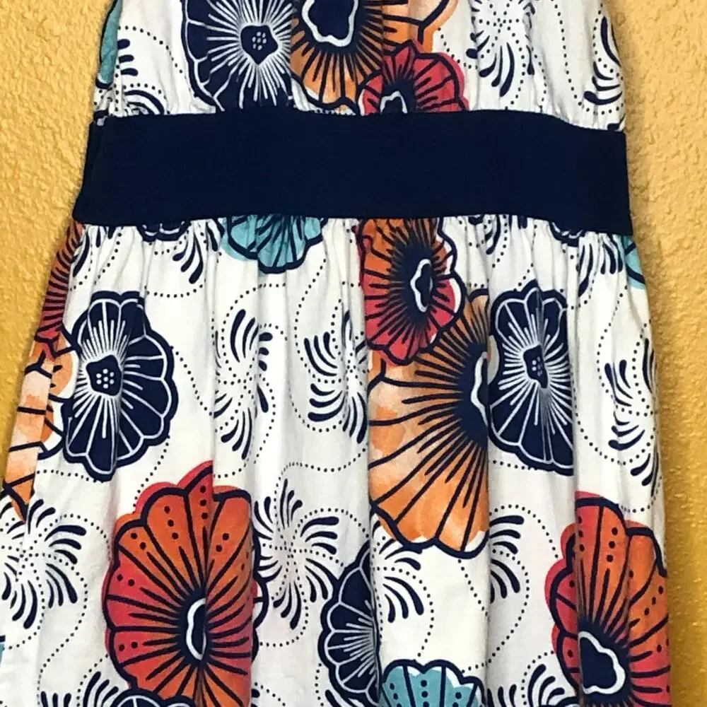 Tea Collection Dress Cotton Floral Sleeveless 2